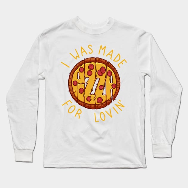 PIZZA LOVER Long Sleeve T-Shirt by remfreak